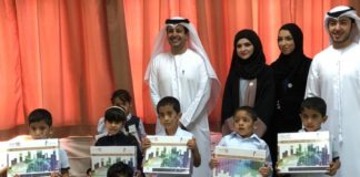 Mohammed Bin Rashid Al Maktoum Knowledge Foundation and HSBC Distribute 700 ‘Smart Reading Library Bags’ in Ras Al Khaimah and Umm Al Quwain